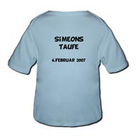 Baby T-Shirt Taufe